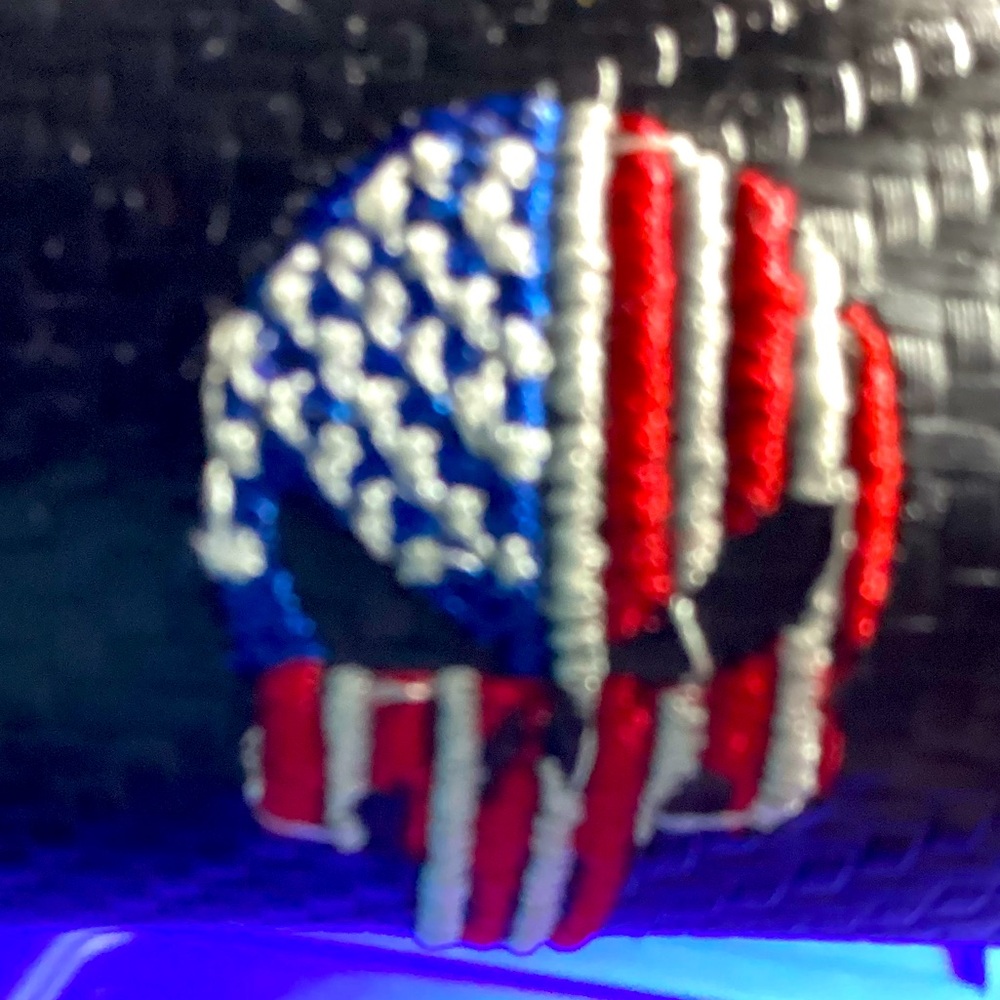 American Flag Punisher Steering Wheel Cover